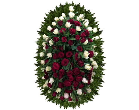 Венок Траурный №43 из живых цветов